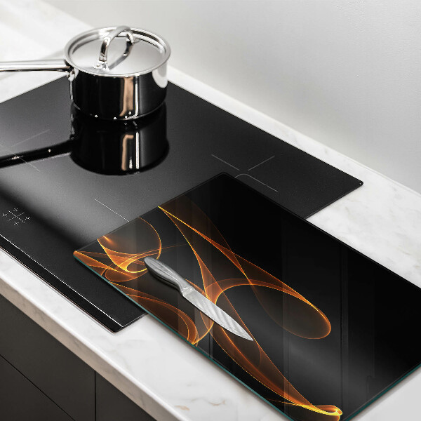 Deska kuchenna szklana Abstrakcyjne linie