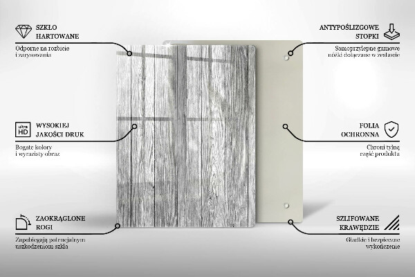 Deska kuchenna szklana Krople rosy i kwiat róży