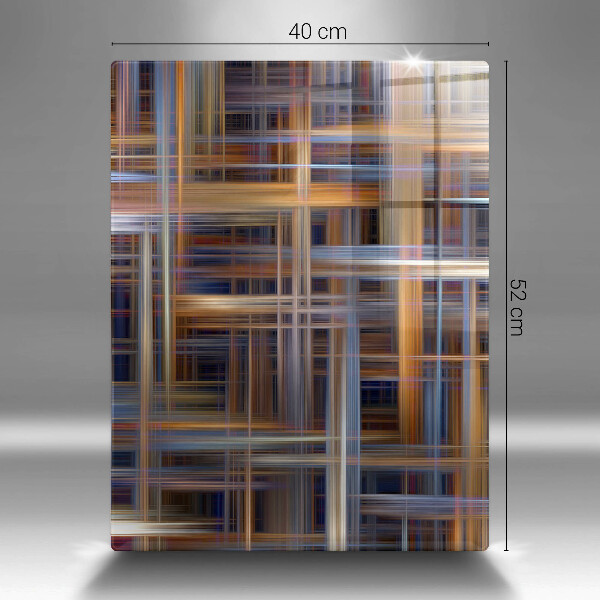 Deska kuchenna szklana Abstrakcyjne linie farb