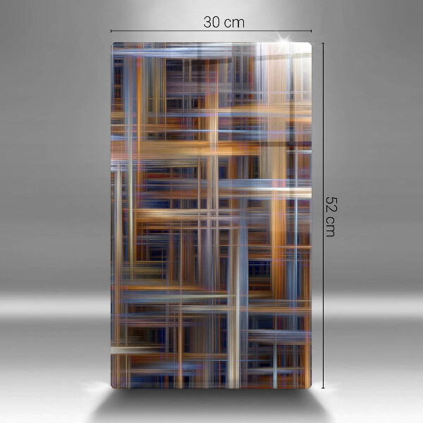 Deska kuchenna szklana Abstrakcyjne linie farb