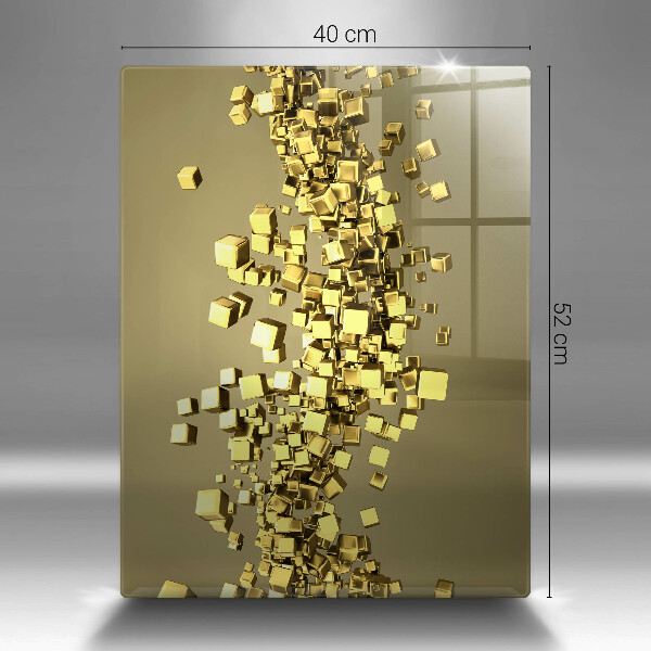 Deska kuchenna szklana Abstrakcja geometria 3D