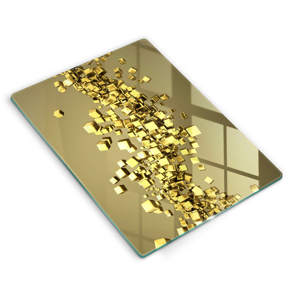 Deska kuchenna szklana Abstrakcja geometria 3D