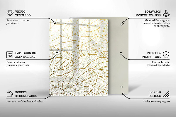 Deska kuchenna szklana Abstrakcja geometria 3D