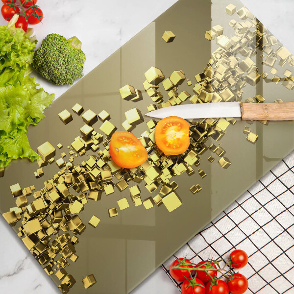 Deska kuchenna szklana Abstrakcja geometria 3D