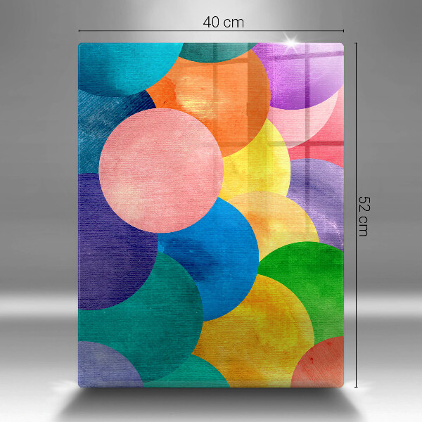 Deska kuchenna szklana Barwne koła