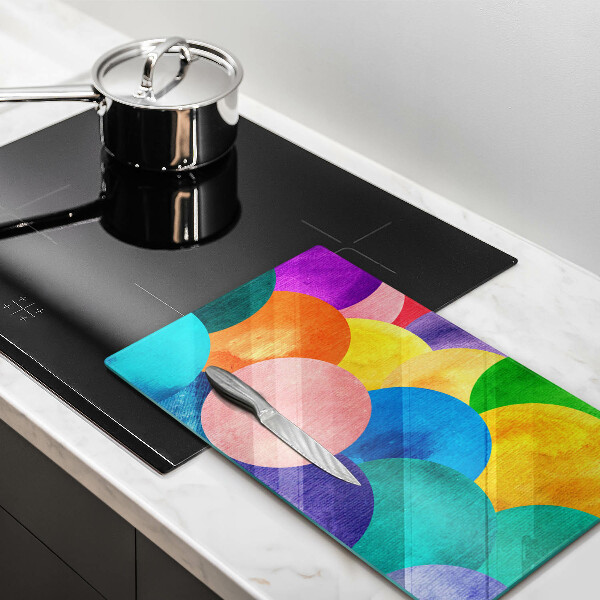 Deska kuchenna szklana Barwne koła