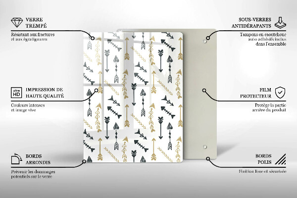 Deska kuchenna szklana Barwne koła