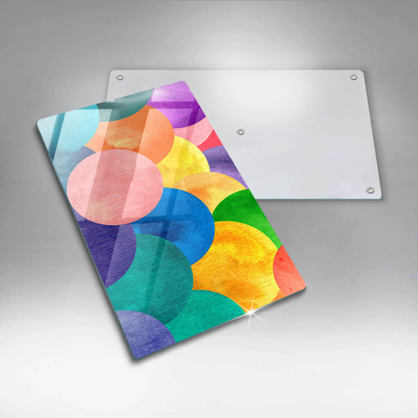 Deska kuchenna szklana Barwne koła