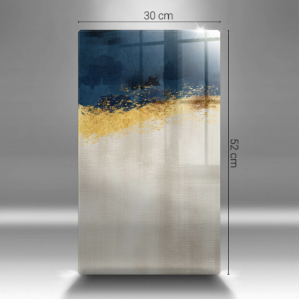 Deska kuchenna szklana Abstrakcja złoto