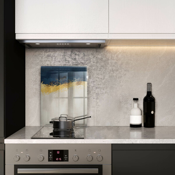 Deska kuchenna szklana Abstrakcja złoto