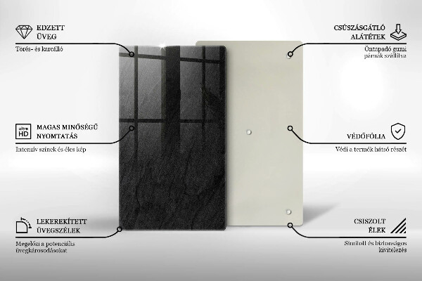 Deska kuchenna szklana Kamień tekstura