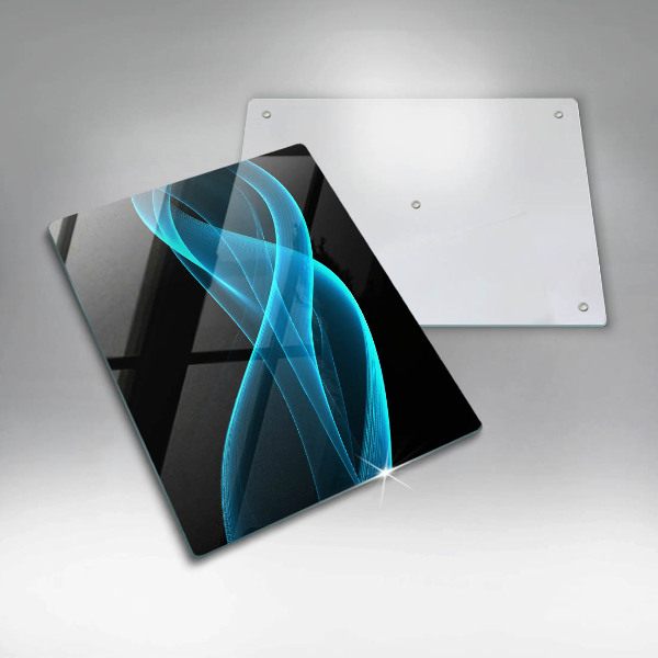 Deska kuchenna szklana Niebieska abstrakcja