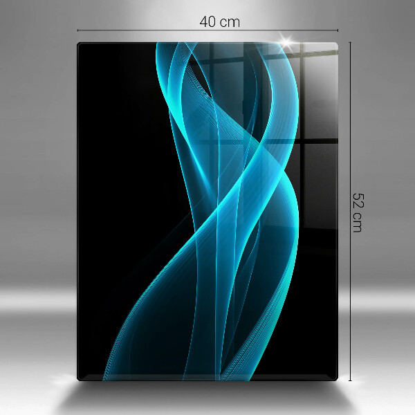 Deska kuchenna szklana Niebieska abstrakcja