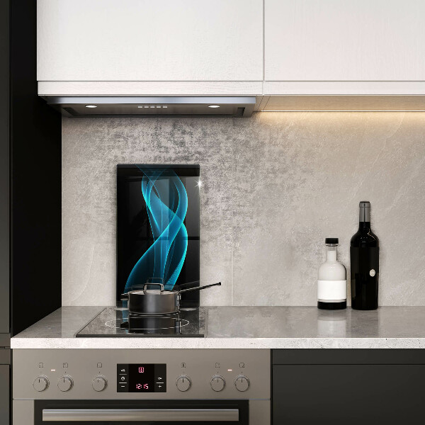 Deska kuchenna szklana Niebieska abstrakcja