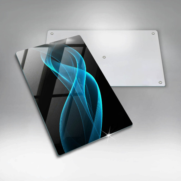 Deska kuchenna szklana Niebieska abstrakcja