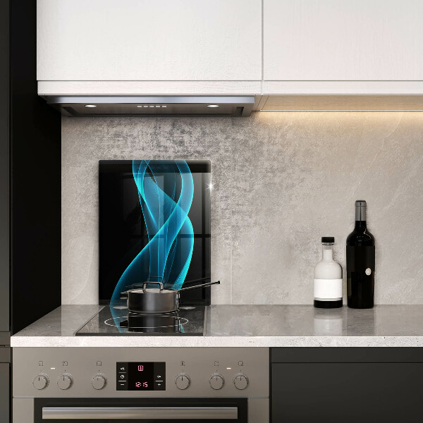 Deska kuchenna szklana Niebieska abstrakcja