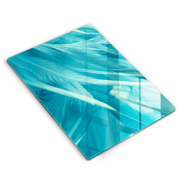 Deska kuchenna szklana Delikatne piórka