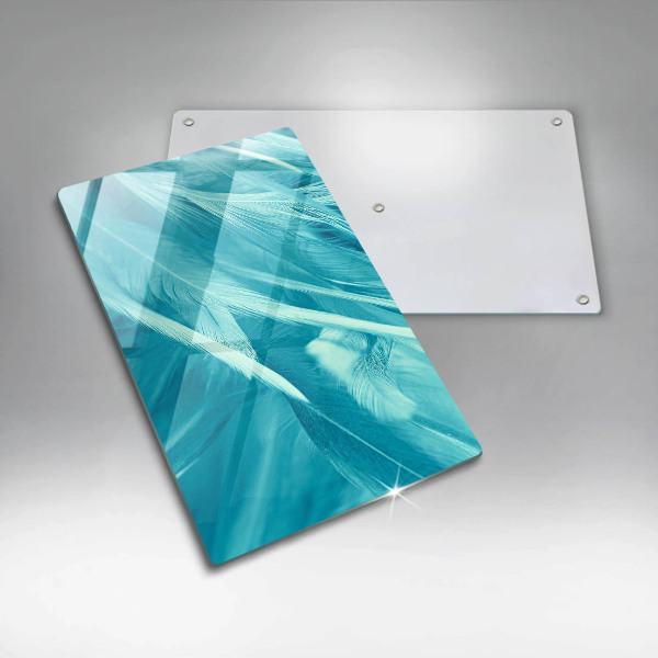 Deska kuchenna szklana Delikatne piórka