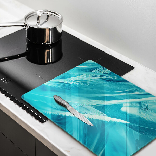 Deska kuchenna szklana Delikatne piórka