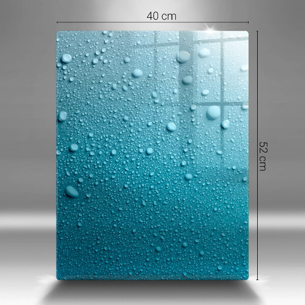 Deska kuchenna szklana Krople wody