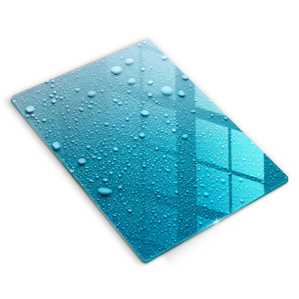 Deska kuchenna szklana Krople wody