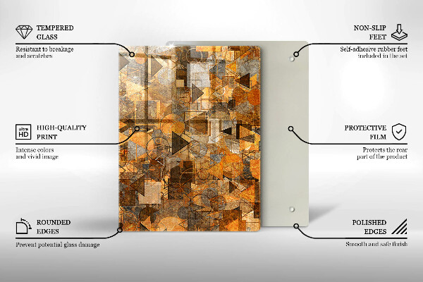 Deska kuchenna szklana Krople wody