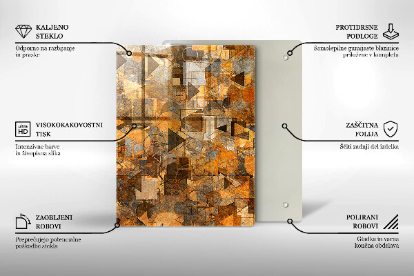 Deska kuchenna szklana Krople wody