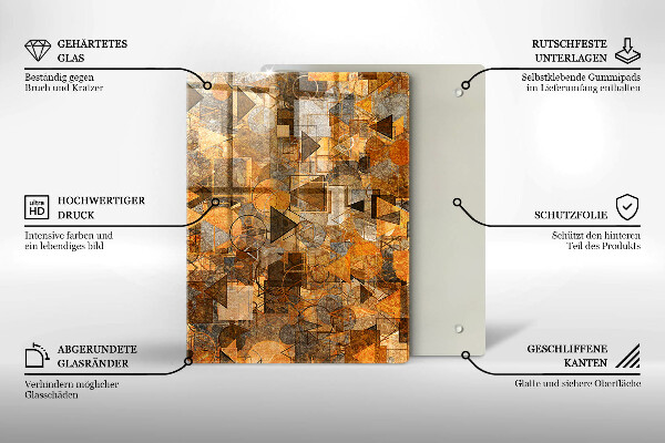 Deska kuchenna szklana Krople wody