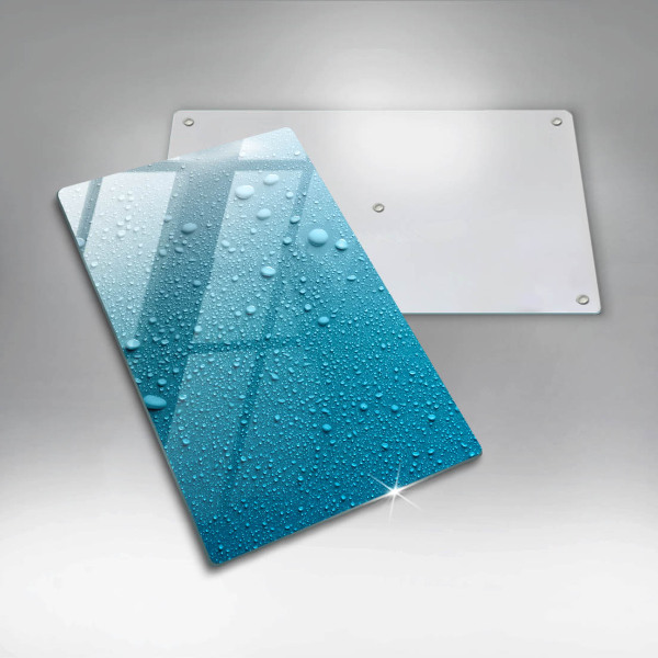 Deska kuchenna szklana Krople wody