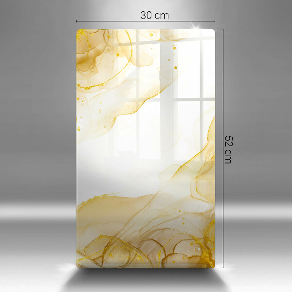 Deska kuchenna szklana Złota abstrakcja