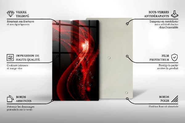 Deska kuchenna szklana Abstrakcja nowoczesna