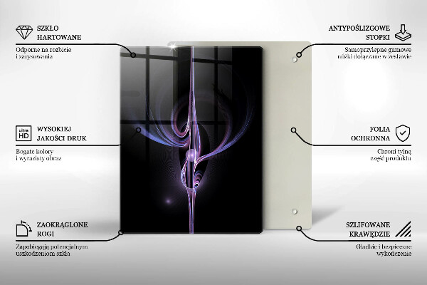 Deska kuchenna szklana Abstrakcja nowoczesna