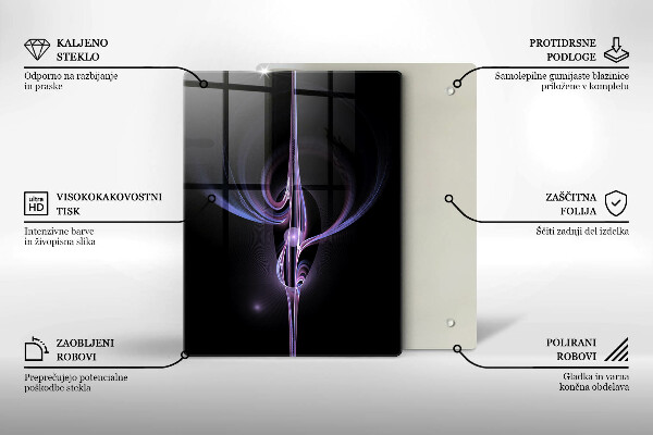 Deska kuchenna szklana Abstrakcja nowoczesna