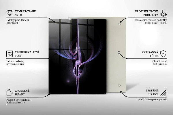 Deska kuchenna szklana Abstrakcja nowoczesna