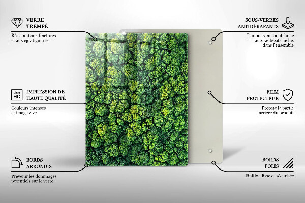 Deska kuchenna szklana Piękne kwiaty