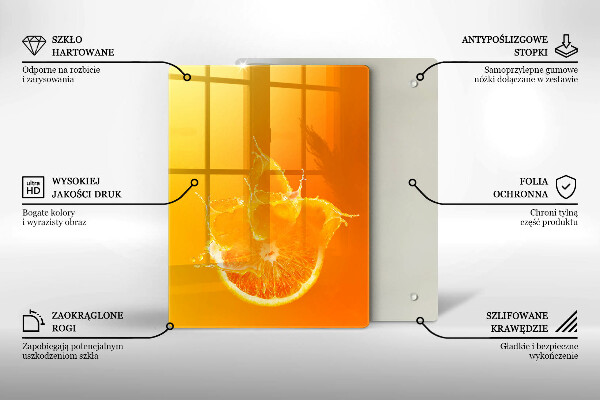 Deska kuchenna szklana Metalowa struktura