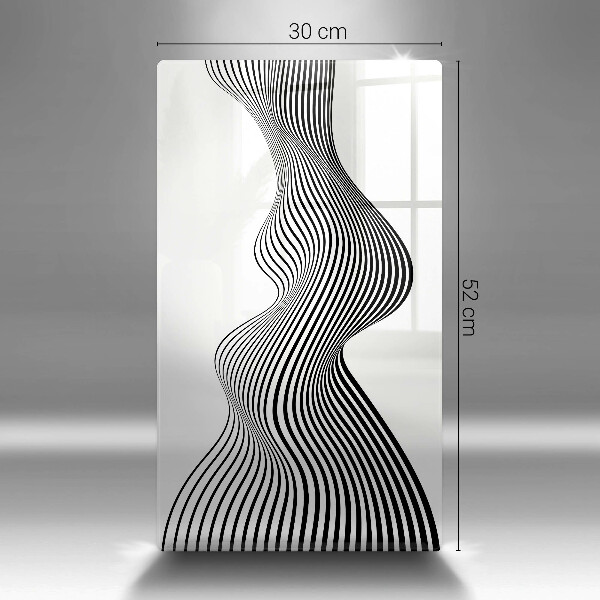 Deska kuchenna szklana Linearna abstrakcja