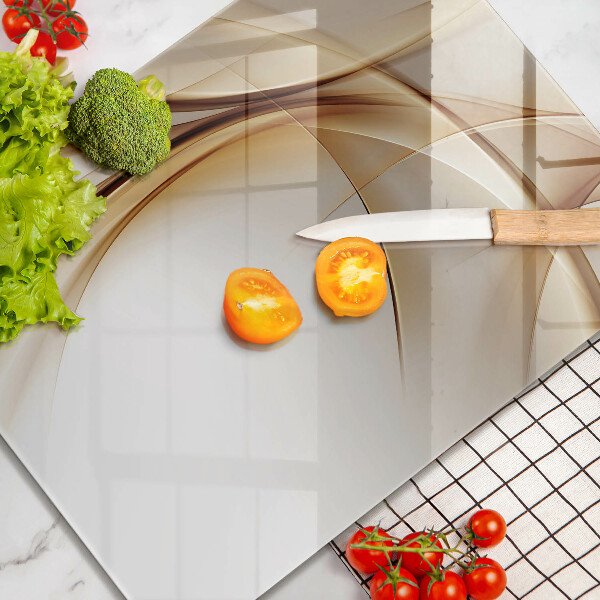 Deska kuchenna szklana Abstrakcja kształty