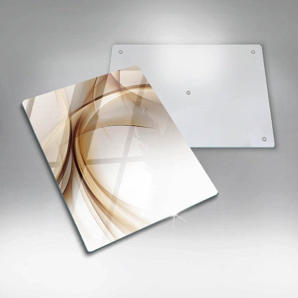 Deska kuchenna szklana Abstrakcja kształty