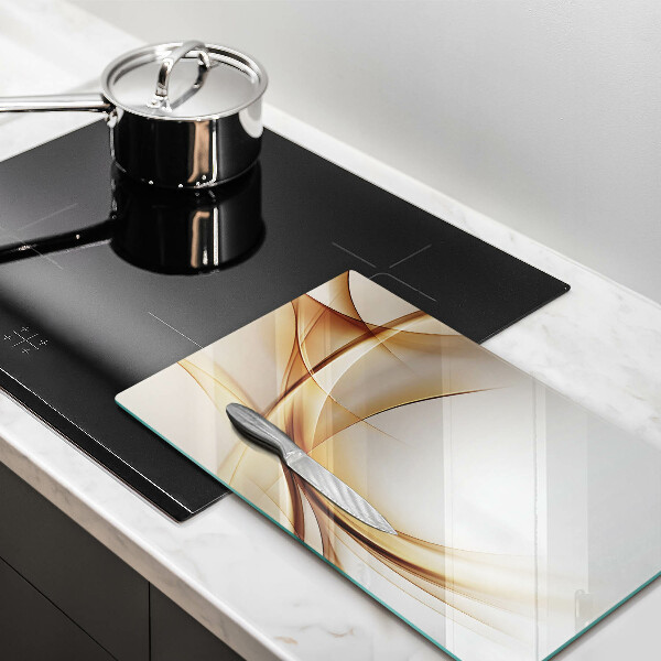 Deska kuchenna szklana Abstrakcja kształty