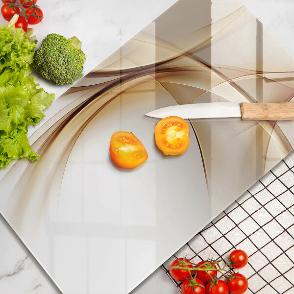 Deska kuchenna szklana Abstrakcja kształty