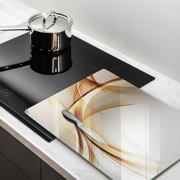 Deska kuchenna szklana Abstrakcja kształty