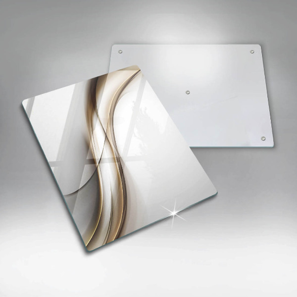 Deska kuchenna szklana Łagodne linie abstrakcja