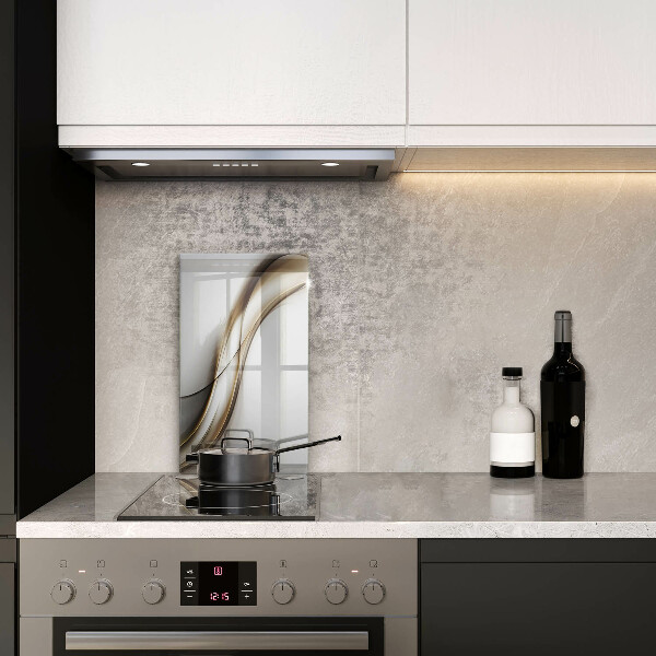 Deska kuchenna szklana Łagodne linie abstrakcja