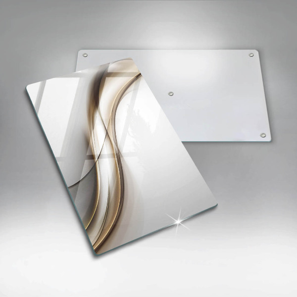 Deska kuchenna szklana Łagodne linie abstrakcja