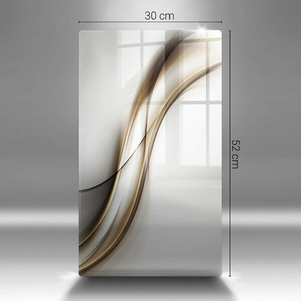 Deska kuchenna szklana Łagodne linie abstrakcja