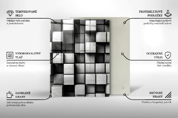 Deska kuchenna szklana Tło tekstura beton