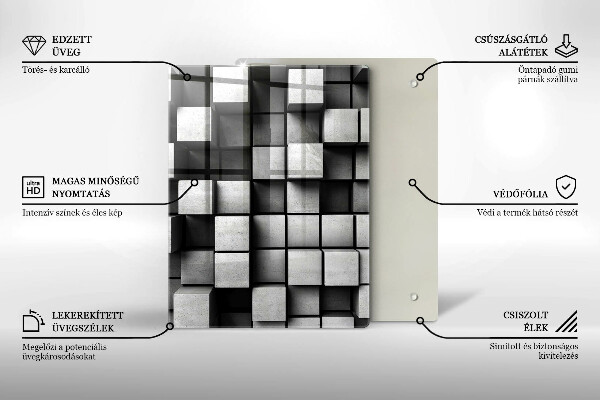 Deska kuchenna szklana Tło tekstura beton