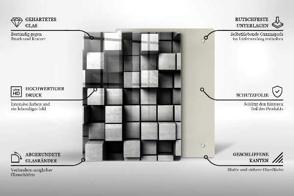 Deska kuchenna szklana Tło tekstura beton