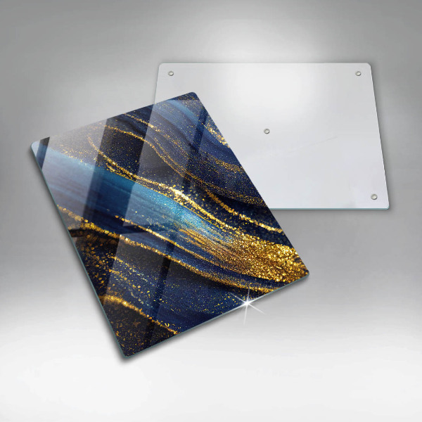 Deska kuchenna szklana Granatowa abstrakcja